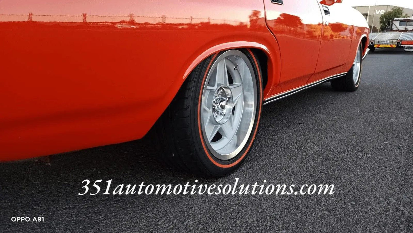 17x7.5 17x9 Bathurst style Wheels Combo BLANK SET NOT DRILLED XW XY GT XA XB XC XD ESP XE XF Falcon GT