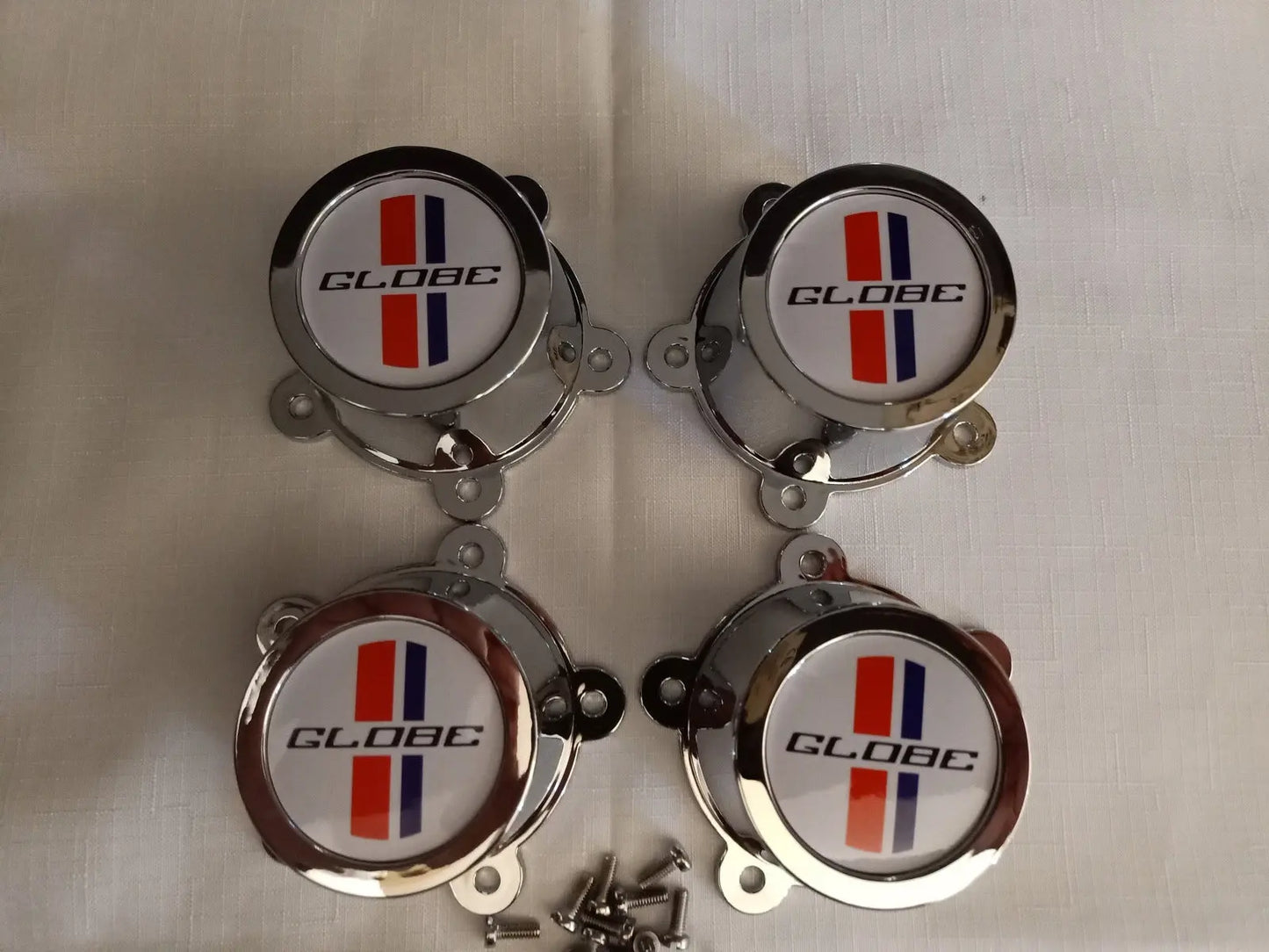 XB GT Bathurst Globe Big Hub Center Caps XC Cobra GS fairmont JG33 JG66 white