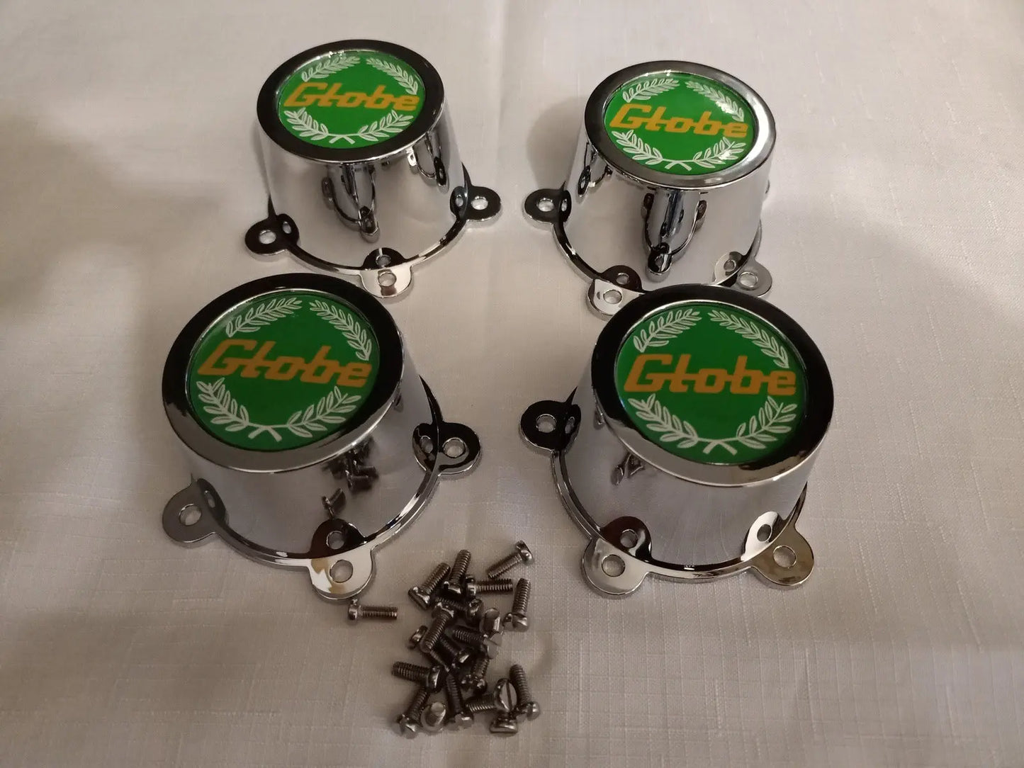 Ford Falcon XB GT Bathurst Globe Big Hub wheel Center Caps XC Cobra XC GXL Green