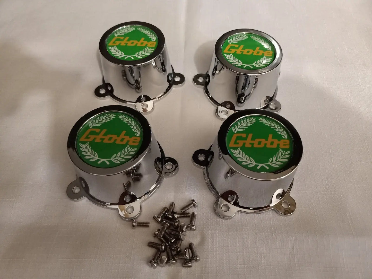 Ford Falcon XB GT Bathurst Globe Big Hub wheel Center Caps XC Cobra XC GXL Green
