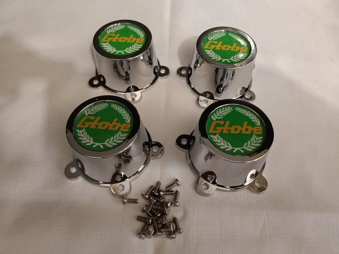 Ford Falcon XB GT Bathurst Globe Big Hub wheel Center Caps XC Cobra XC GXL Green