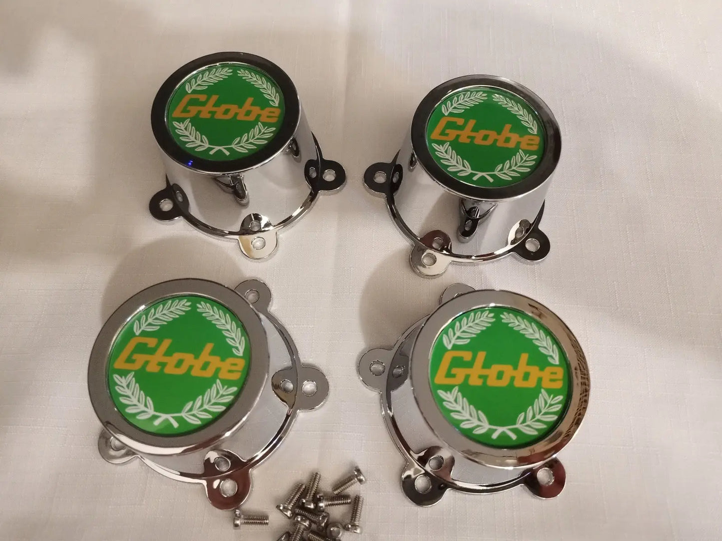 Ford Falcon XB GT Bathurst Globe Big Hub wheel Center Caps XC Cobra XC GXL Green