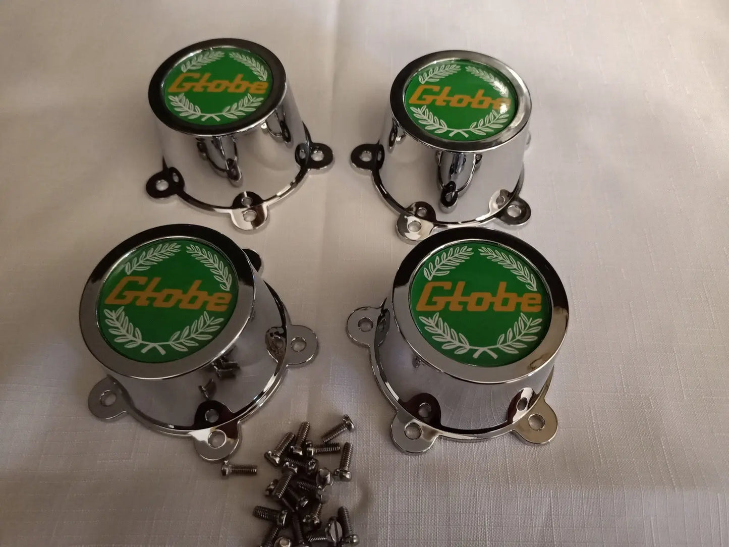 Ford Falcon XB GT Bathurst Globe Big Hub wheel Center Caps XC Cobra XC GXL Green
