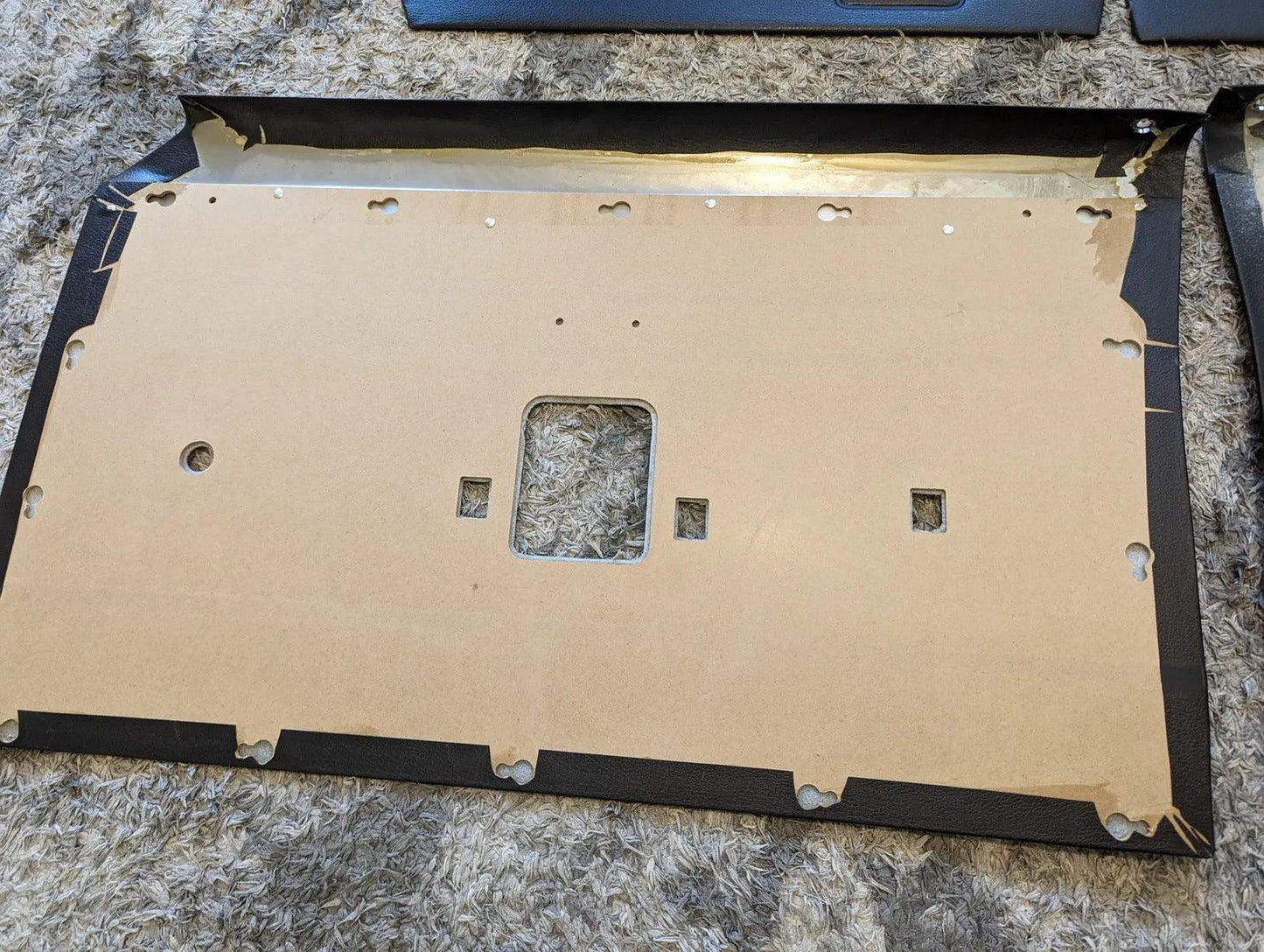 Ford Falcon XY GT or Fairmont Door Trim Set Metal Tops Repro Interior Black