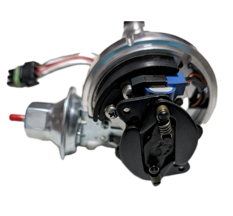 Ford 302 351 Cleveland V8 XW XY XA XB XC pro series electronic Ready-to-Run Distributor Billet with Black distributor cap