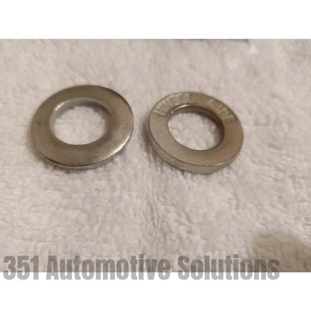 10x 1/2in UNF Nuts & Washers Cragar SS Weld Wheels centerline draglite prostar