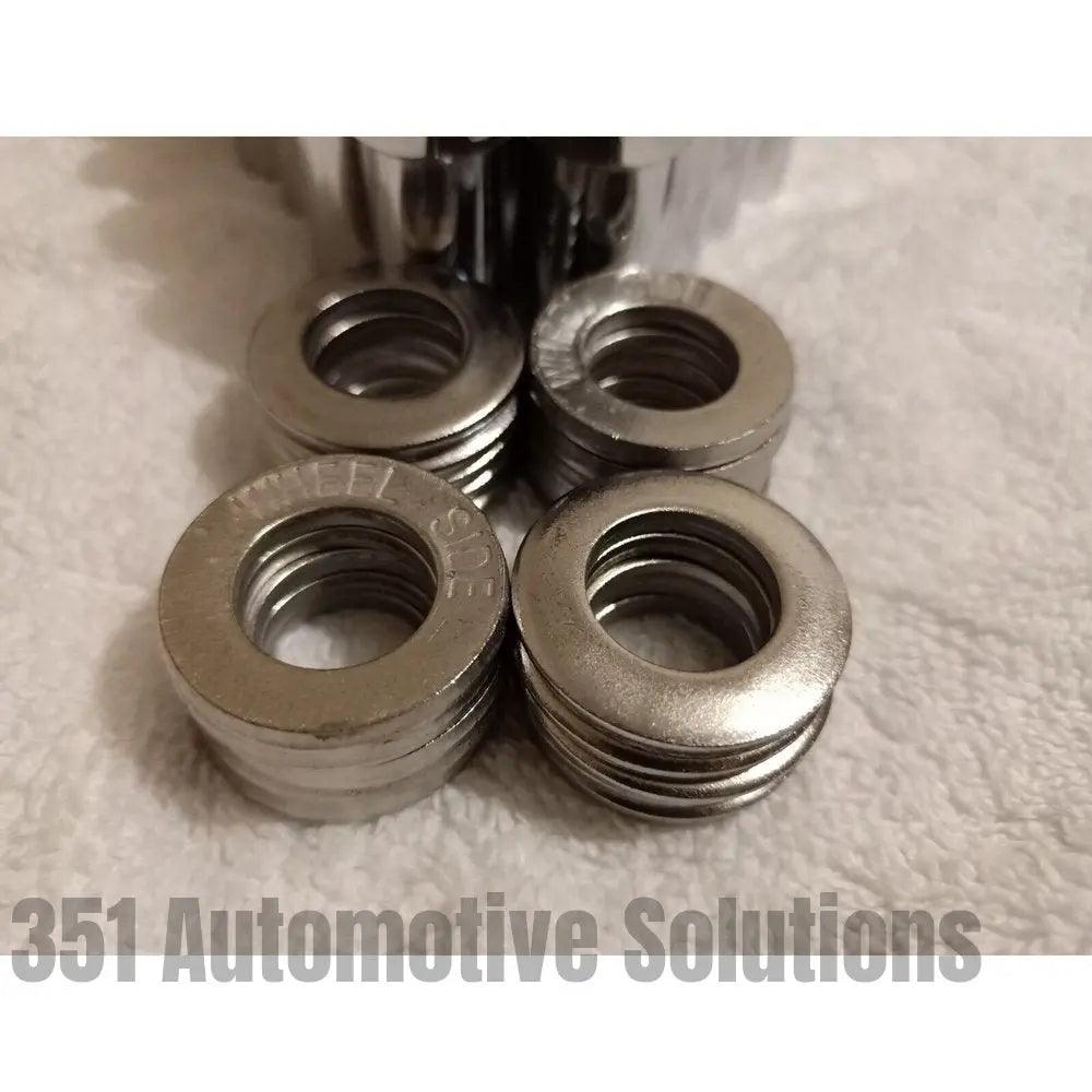 10x 1/2in UNF Nuts & Washers Cragar SS Weld Wheels centerline draglite prostar