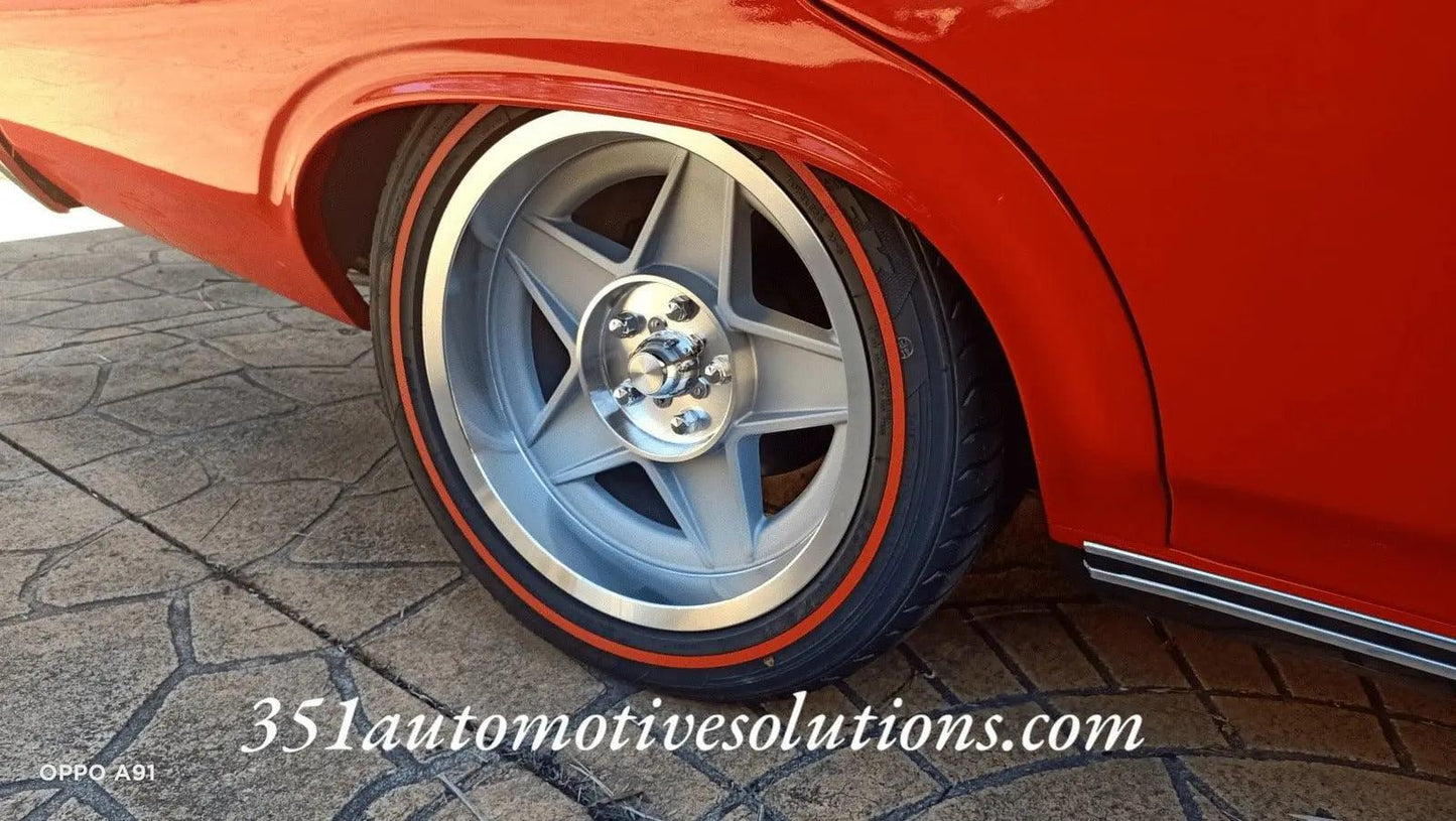 17x7.5 Bathurst Globe Wheels pair XW XY GT XA XB XC XD ESP XE XF Falcon GT