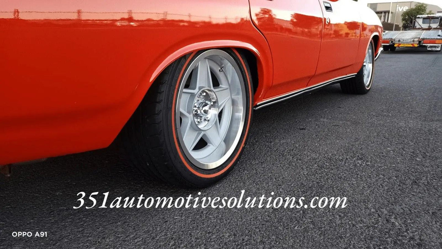 17x7.5 Bathurst Globe Wheels pair XW XY GT XA XB XC XD ESP XE XF Falcon GT