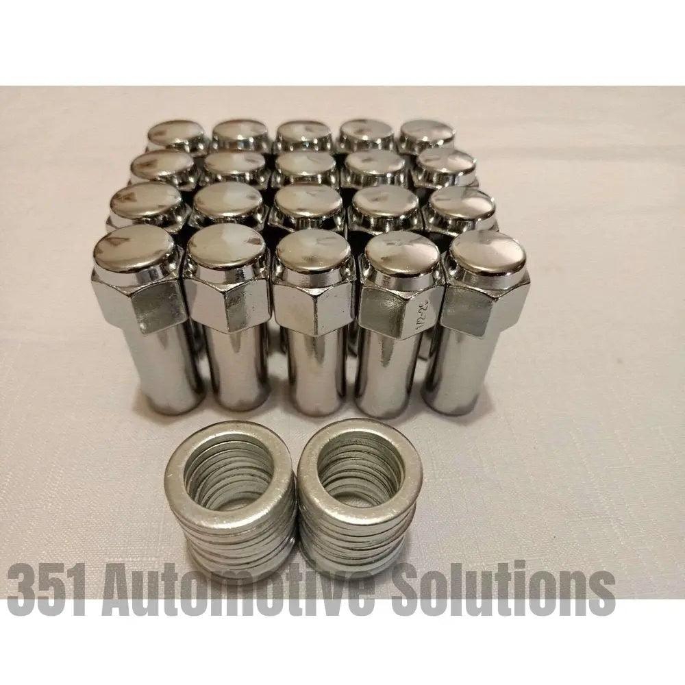 20x Bathurst Globe Wheel Nut set 1/2-20 long shank XW XY GT XA XB XC Cobra RPO 83