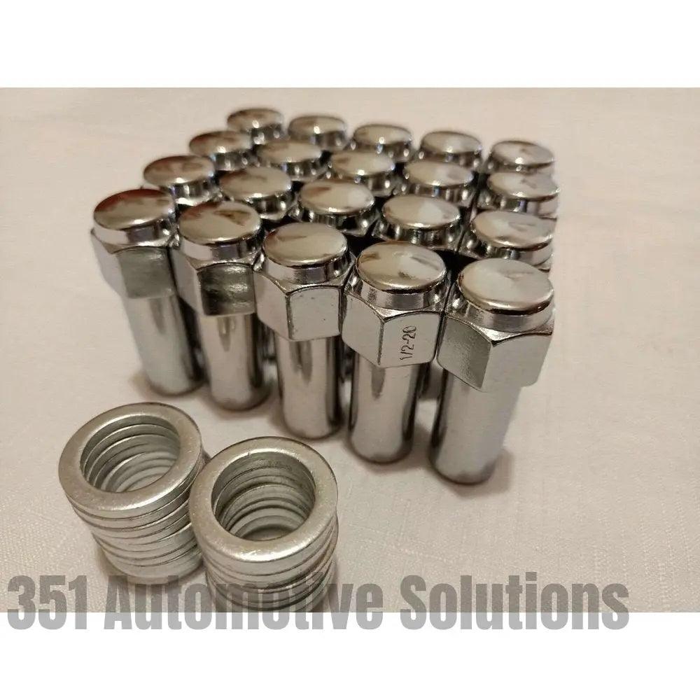 20x Bathurst Globe Wheel Nut set 1/2-20 long shank XW XY GT XA XB XC Cobra RPO 83