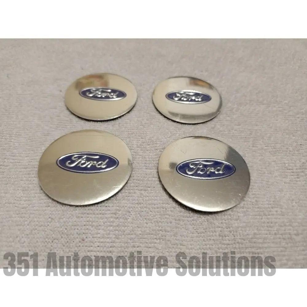 4x 40mm Bathurst Globe wheel Center Cap Decals XC fairmont GXL Silver Ford XD ESP