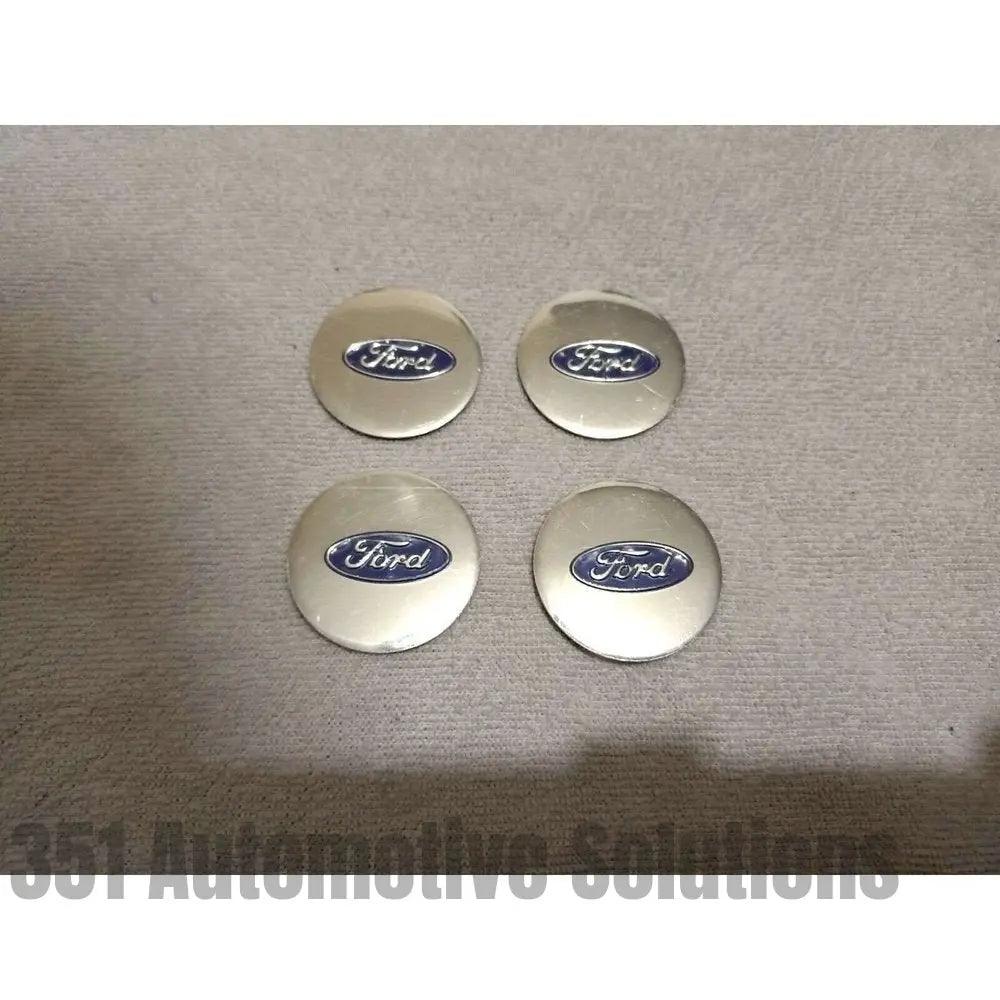 4x 40mm Bathurst Globe wheel Center Cap Decals XC fairmont GXL Silver Ford XD ESP