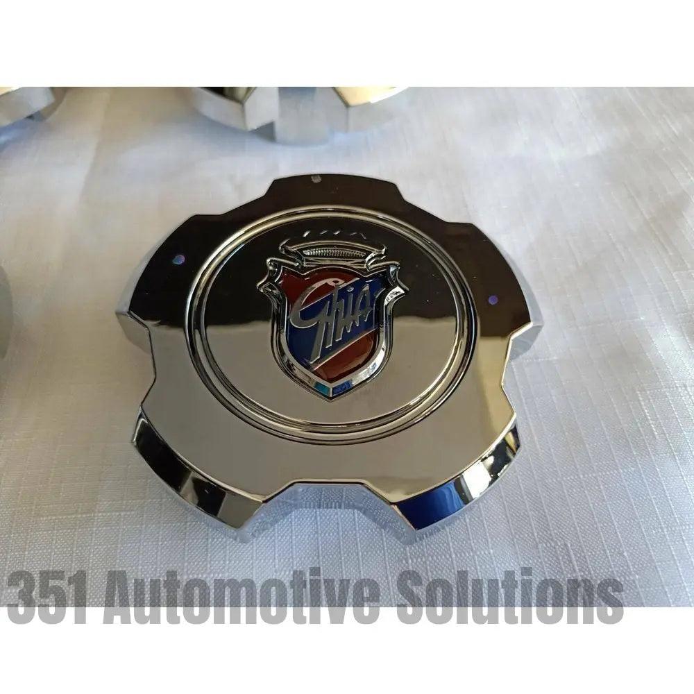 Ford Falcon XD XE XF EA Fairmont Ghia SnowFlake Center Caps minor scratches