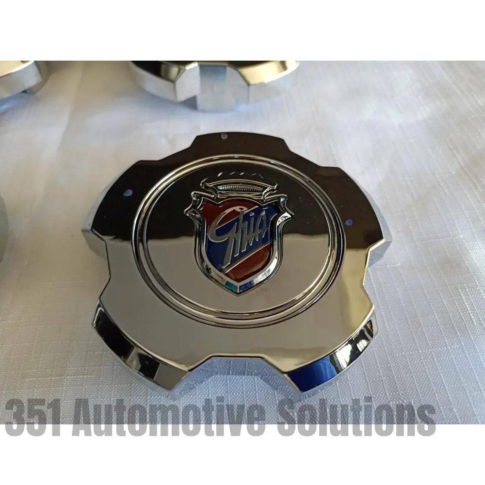 Ford Falcon XD XE XF EA Fairmont Ghia SnowFlake Center Caps minor scratches