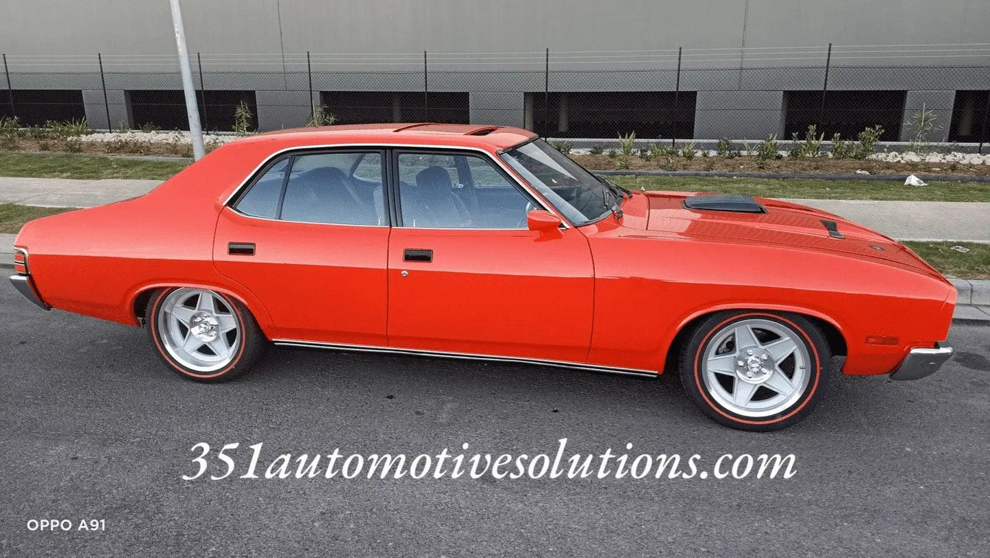 Red wall tyre & wheel package 17x7.5 17x9 Bathurst Globe Wheels Combo XW XY GT XA XB XC XD ESP XE XF Falcon GT