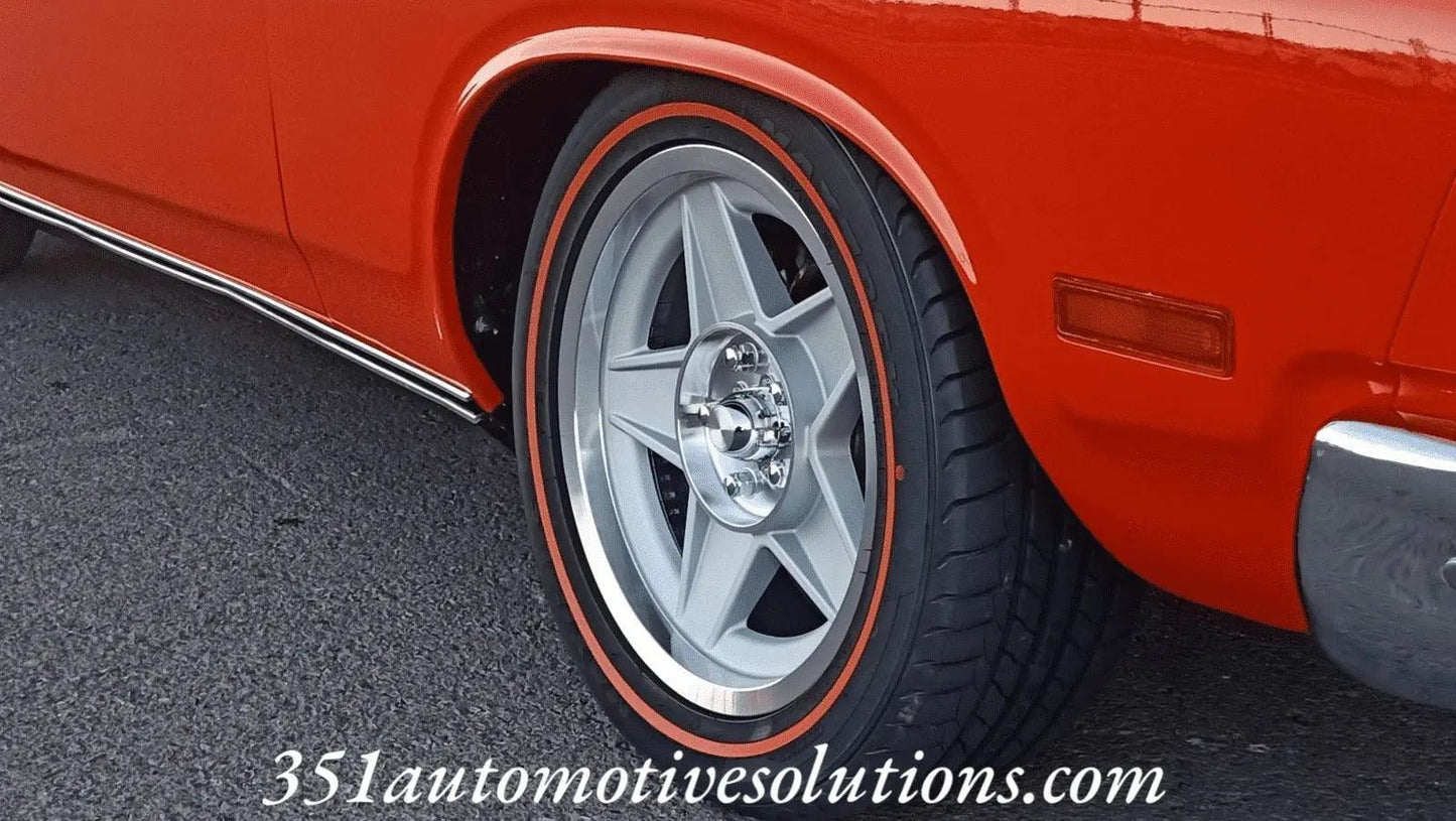Red wall tyre & wheel package 17x7.5 17x9 Bathurst Globe Wheels Combo XW XY GT XA XB XC XD ESP XE XF Falcon GT