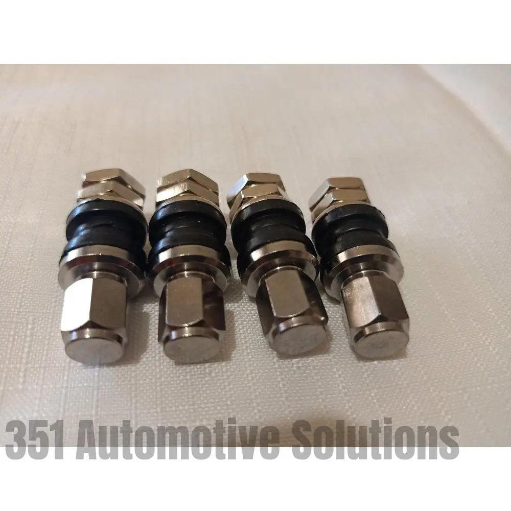 Short Chrome Tyre Valves x4 For Alloy Wheels Bathurst Globe Simmons BBS Centerline momo star
