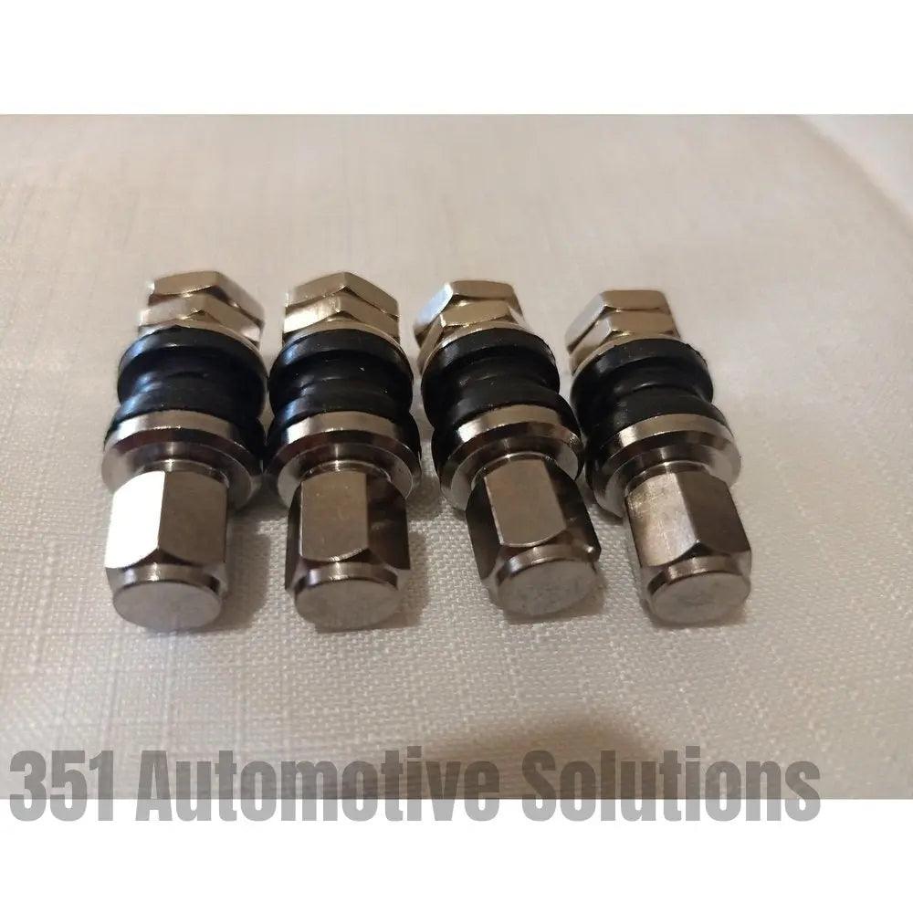Short Chrome Tyre Valves x4 For Alloy Wheels Bathurst Globe Simmons BBS Centerline momo star