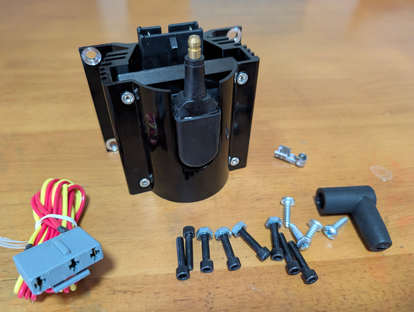 IGNITION COIL EXTERNAL ECORE, 50K VOLT, BLACK Ignition Coil Ford Muscle Holden