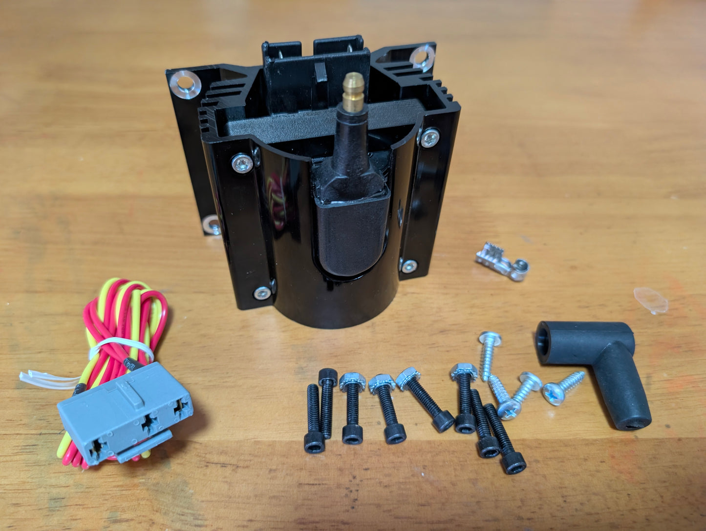 IGNITION COIL EXTERNAL ECORE, 50K VOLT, BLACK Ignition Coil Ford Muscle Holden