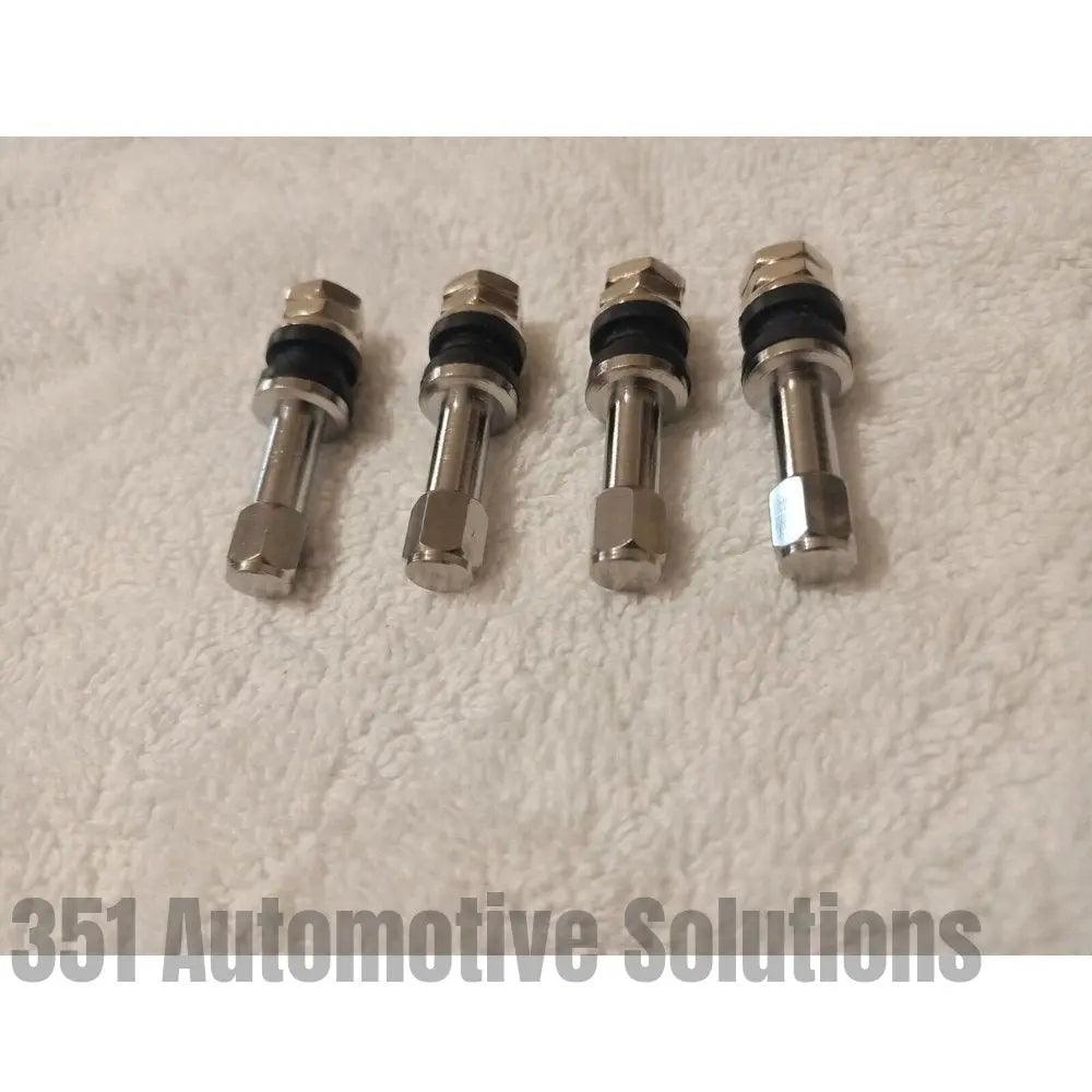 4x Chrome Tyre Valve For Alloy Wheels Bathurst Globe Simmons BBS Centerline