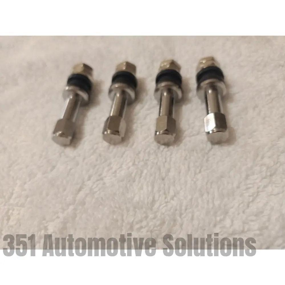 4x Chrome Tyre Valve For Alloy Wheels Bathurst Globe Simmons BBS Centerline