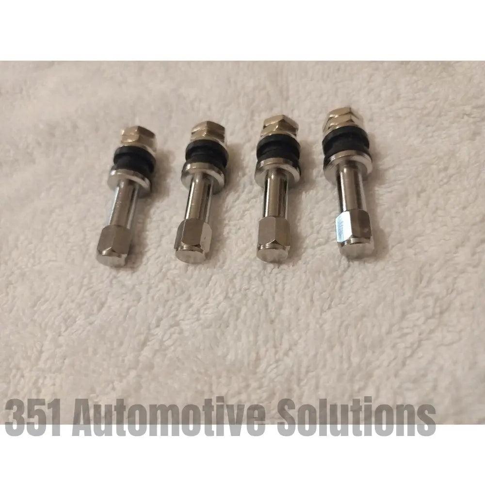 4x Chrome Tyre Valve For Alloy Wheels Bathurst Globe Simmons BBS Centerline