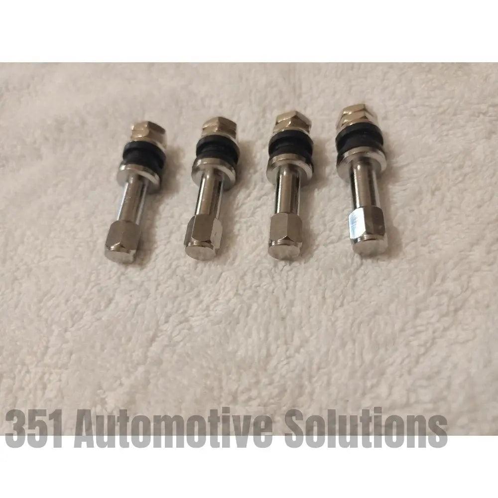 4x Chrome Tyre Valve For Alloy Wheels Bathurst Globe Simmons BBS Centerline