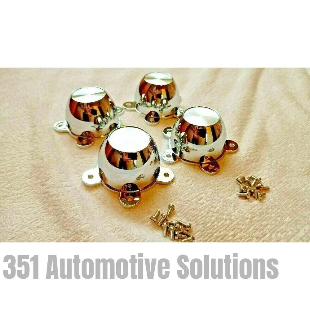 Ford option 52 road wheel center caps suit XW XY XA XB small hup Bathurst globe